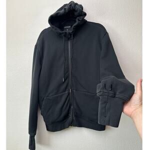 ScottEVest Black Jacket Mens US M Utility Hoodie Black M